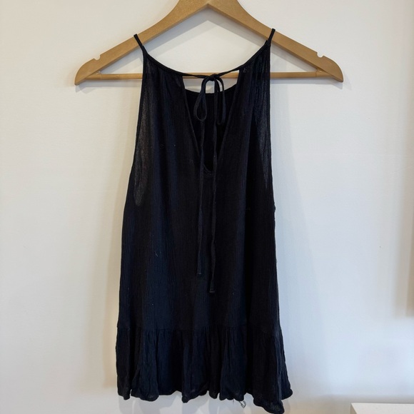 ASOS Black Sleeveless Camisole with Tie Back - Picture 2 of 5